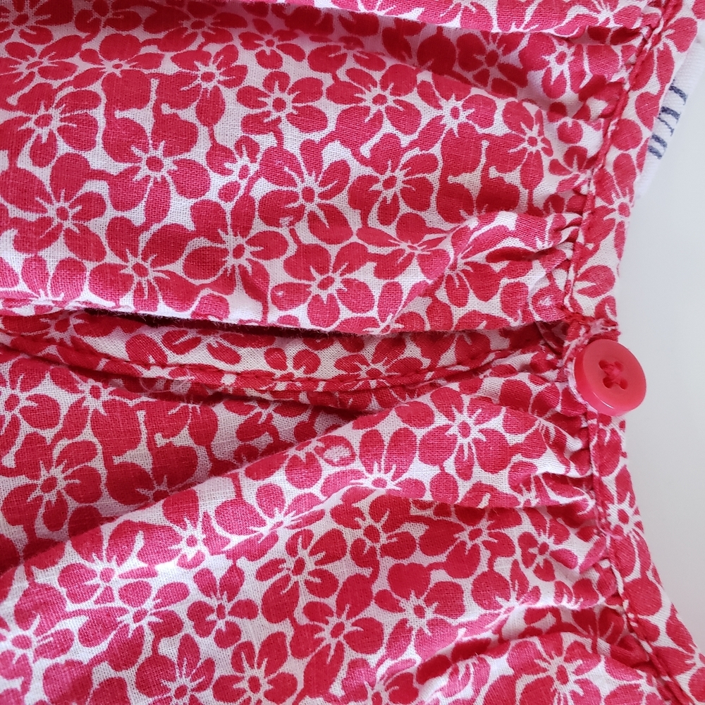 Gap girls floral ruffle top size M little girl. - Picture 3 of 5